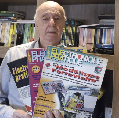 Figura 1 – Exemplares da Electronique Pratique
