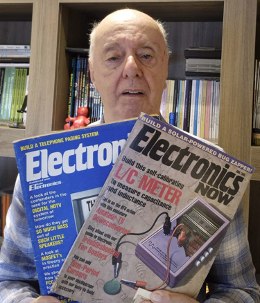 Figura 1 – Exemplares da Electronics Now da minha coleção
Figura 1 – Exemplares da Electronics Now da minha coleção