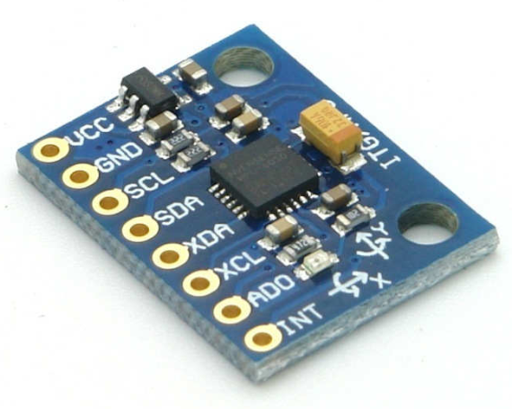 Figura 1 - O MPU6050 no módulo.
