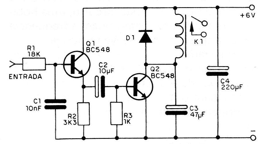 Figura 5 – Circuito para 800 Hz Figura 5 – Circuito para 800 Hz