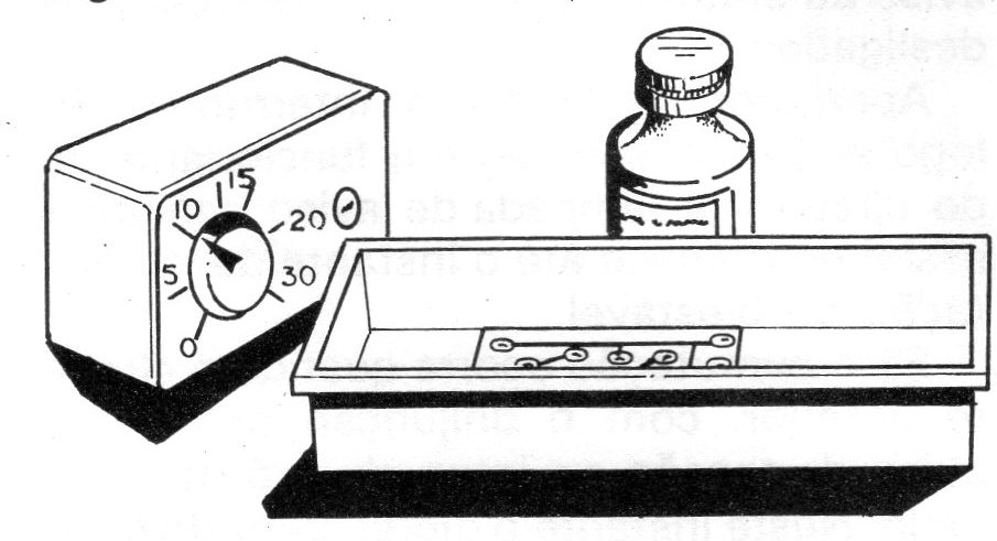 Figura 1 – Controlando o tempo de corrosão de placa Figura 1 – Controlando o tempo de corrosão de placa