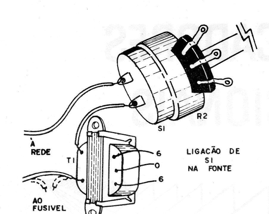 Figura 13 – Usando potenciômetro com chave Figura 13 – Usando potenciômetro com chave