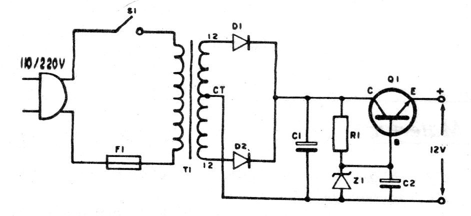 Figura 1 – Circuito da fonte Figura 1 – Circuito da fonte