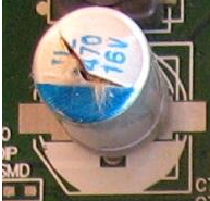 tv samsung capacitor estufado