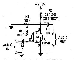  Amplificador Classe com MOSFET 