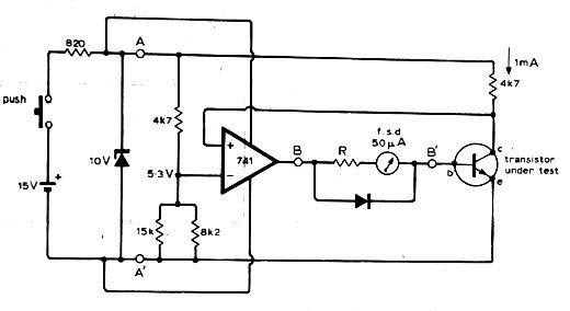  Teste de Transistores de Leitura Direta 