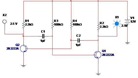 Figura 3 - O circuito tomado como exemplo
