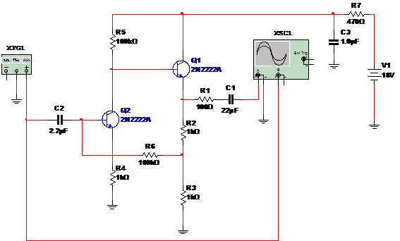 Figura 1 – Circuito completo do pré-amplificador.

