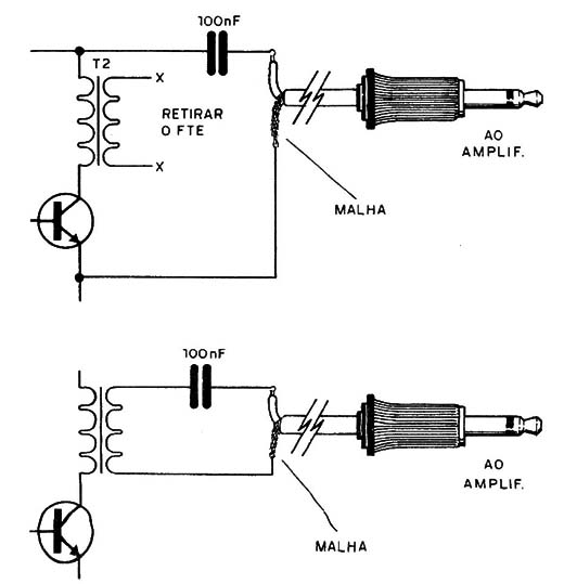 Figura 9 – Ligação a um amplificador
